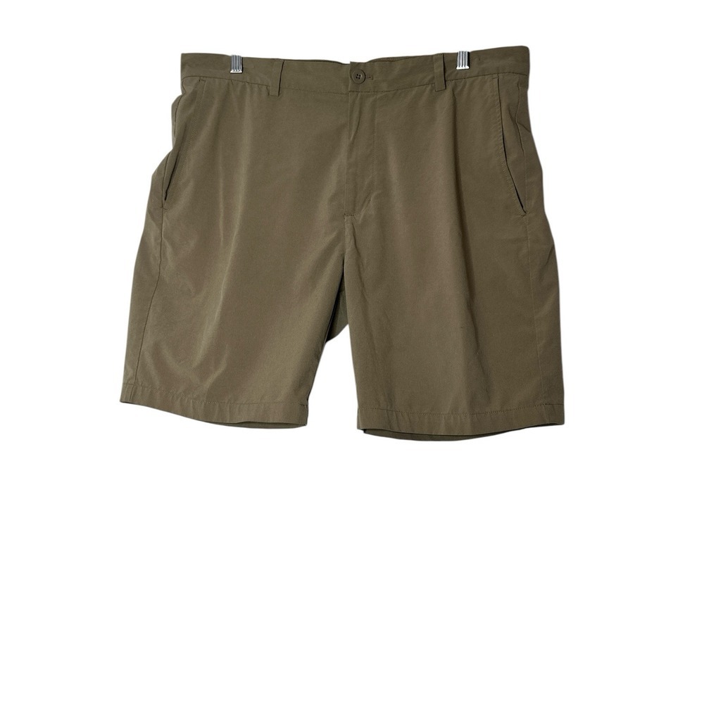 Vineyard Vines Shorts Men Size 36 Khaki Flat Front Pockets Golf Athleisure